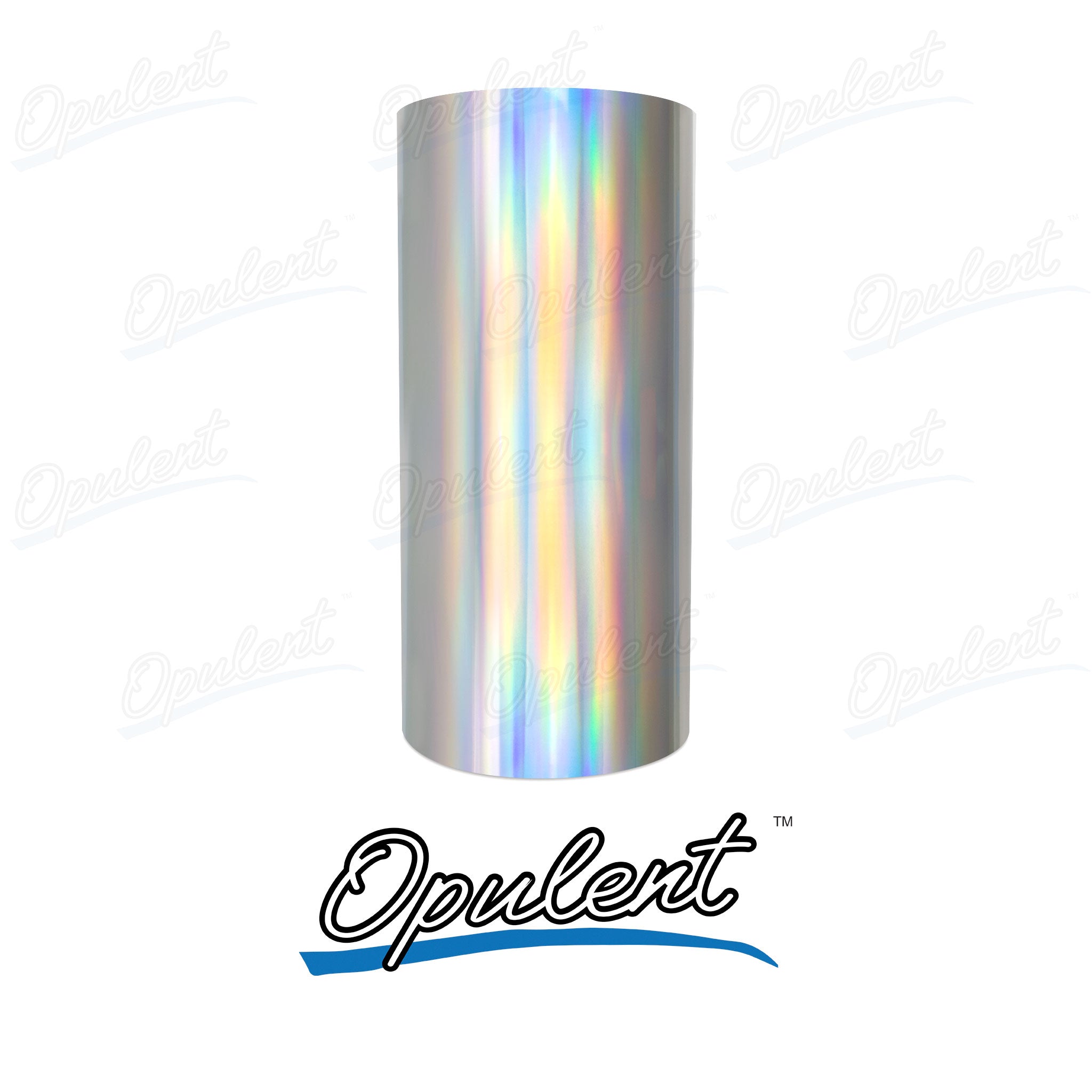 Opulent® Holographic Chrome Permanent Adhesive - 12inch x 12inch 5pce PACK