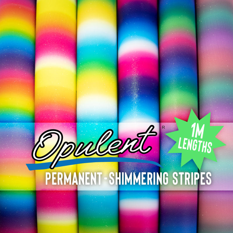 Opulent® Shimmering Stripes Permanent Adhesive - 30.5cm x 1m