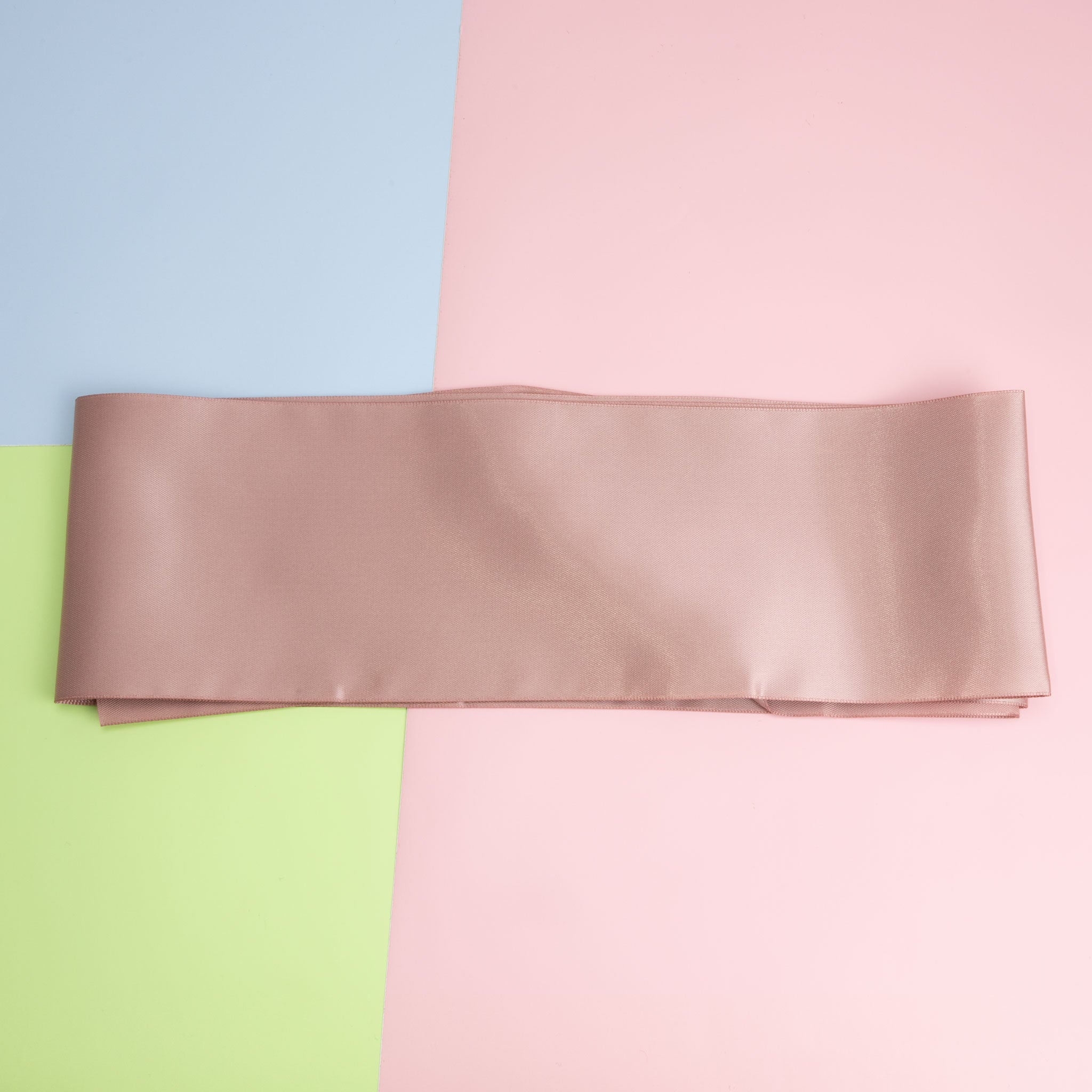 Satin Sash - Dusty Rose