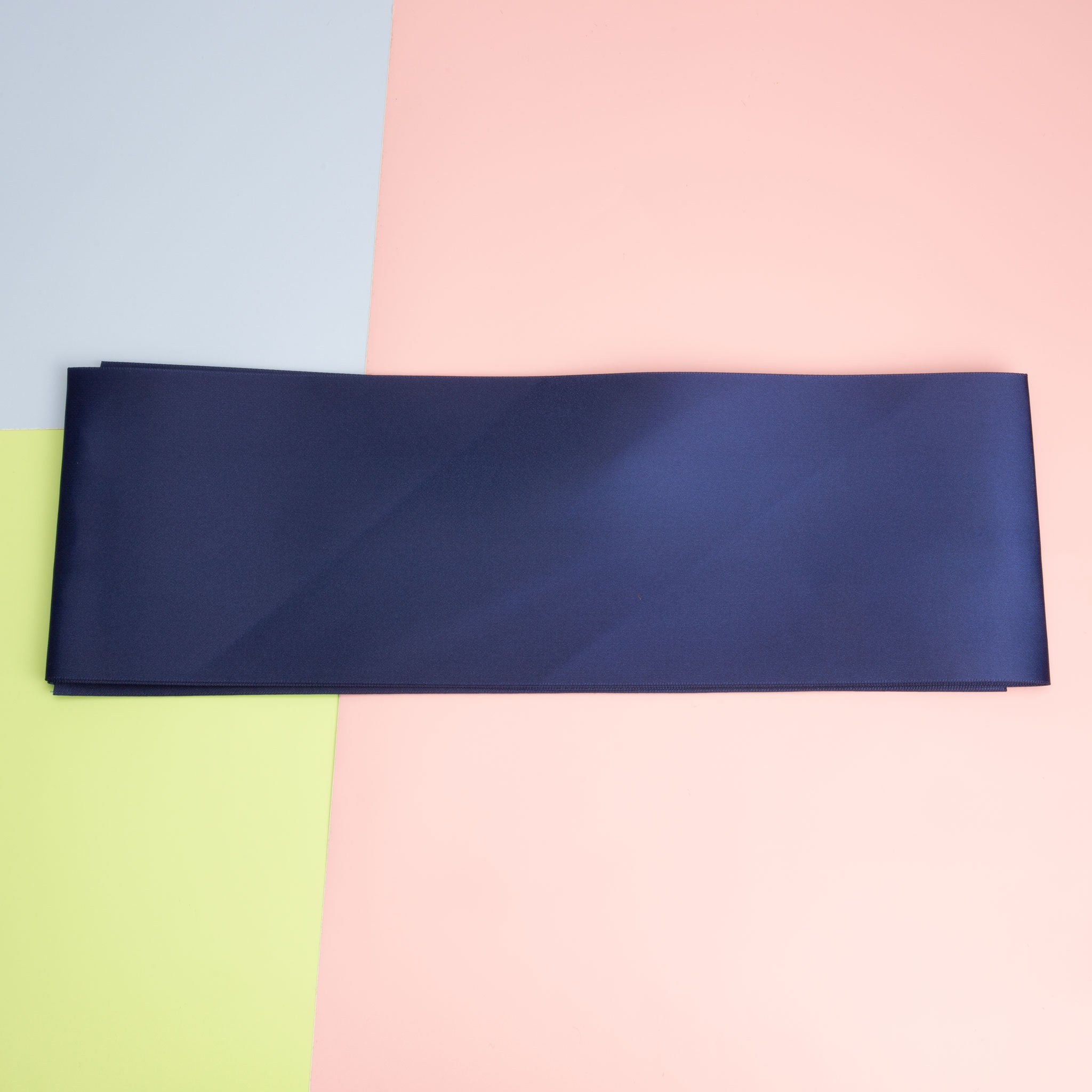 Satin Sash - Navy Blue