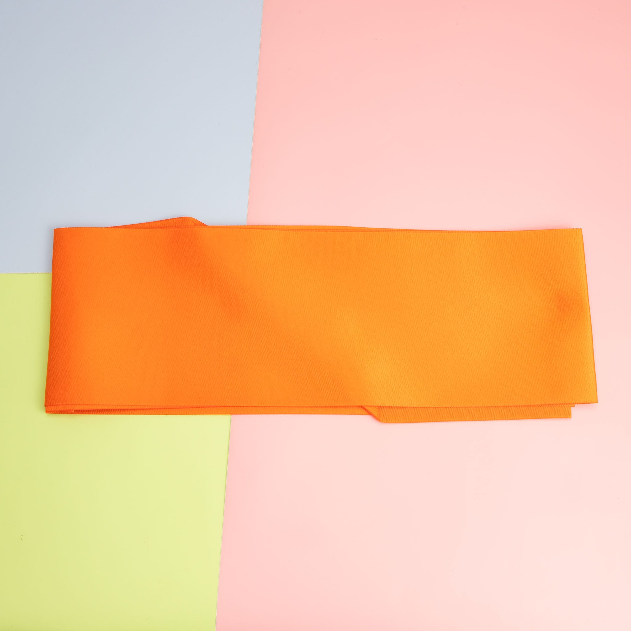 Satin Sash - Orange