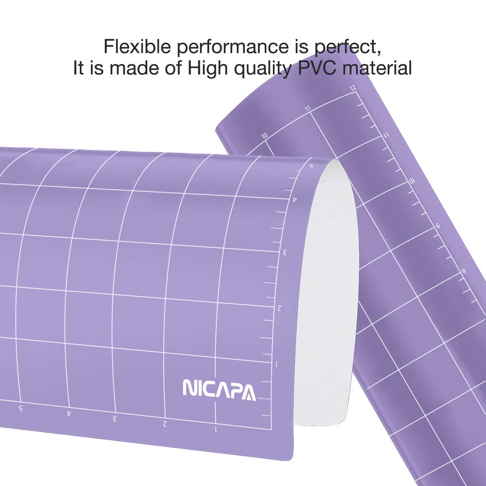 NICAPA Cricut Cutting Mat - Strong 12x24