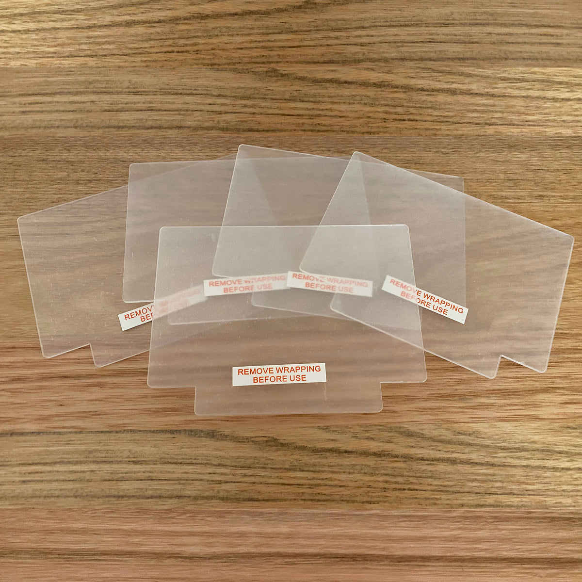 Extra Rectangle Acrylic Pieces (for oval wood base)